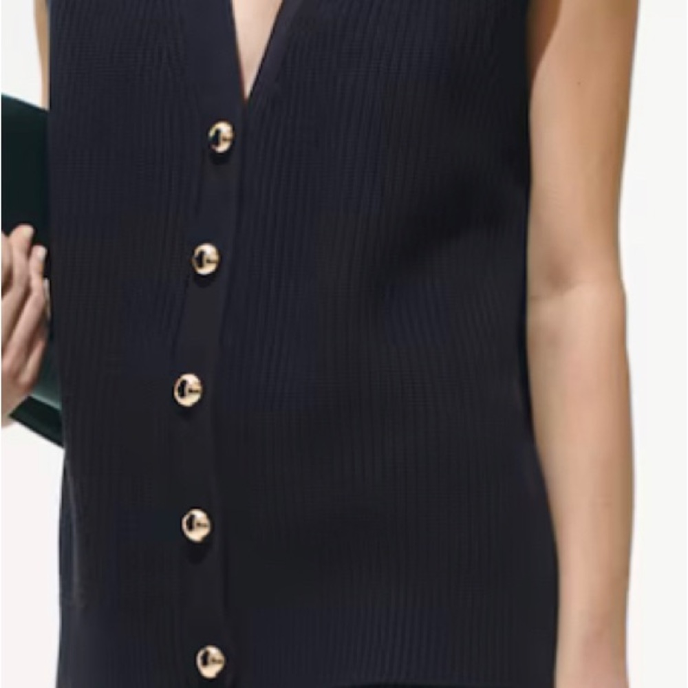 LOFT Black Knit Cardigan size XS